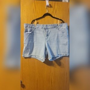 Terra & sky plus size denim shorts